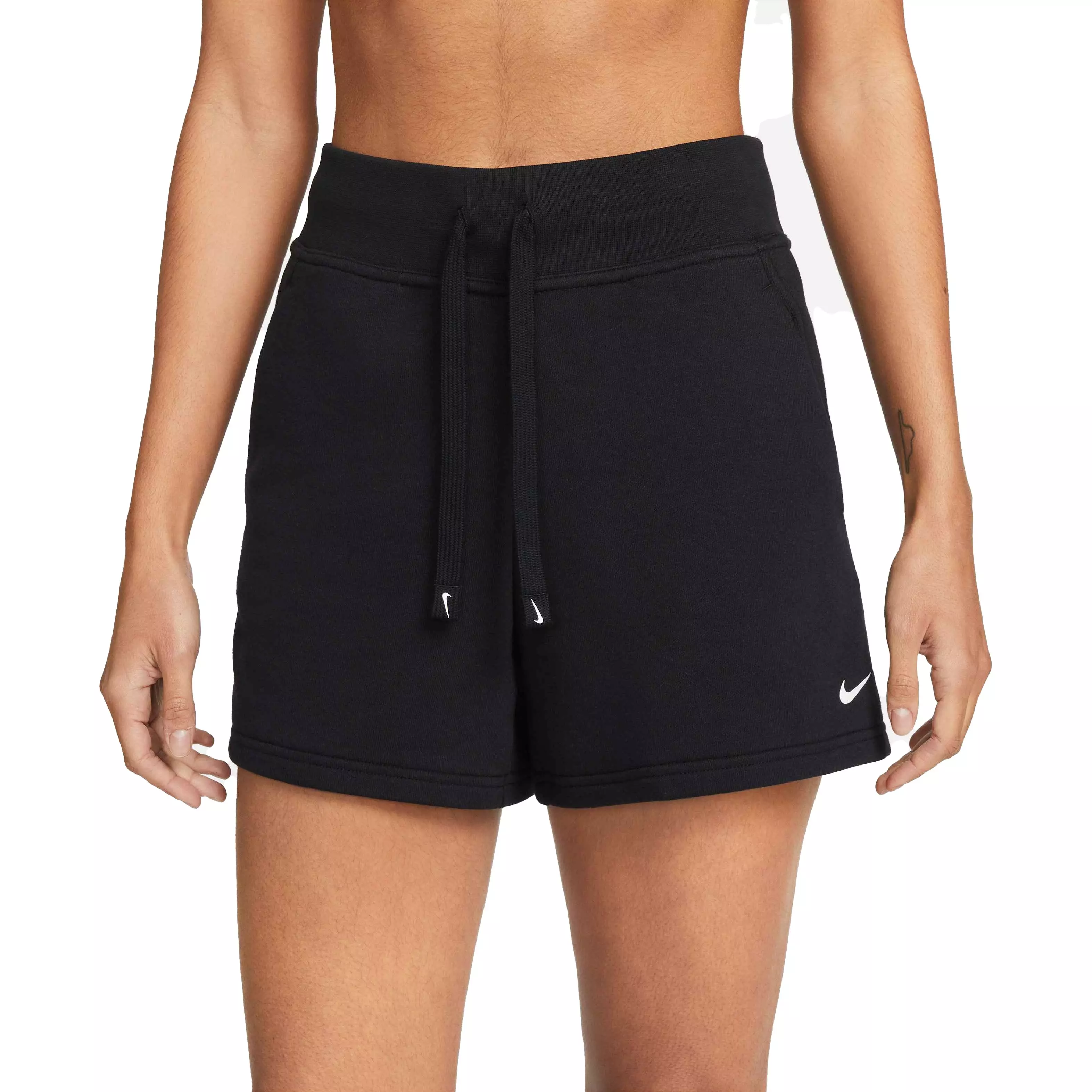 Women's dri fit training shorts clearance black